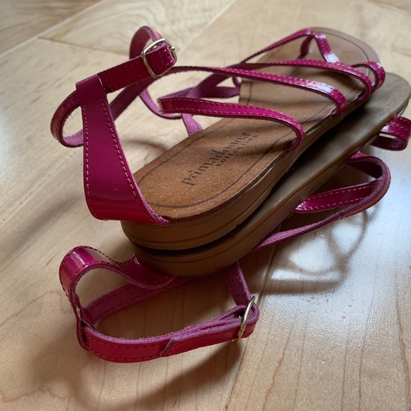 Hot Pink Sandals / Made in Italy - Picture 5 of 8